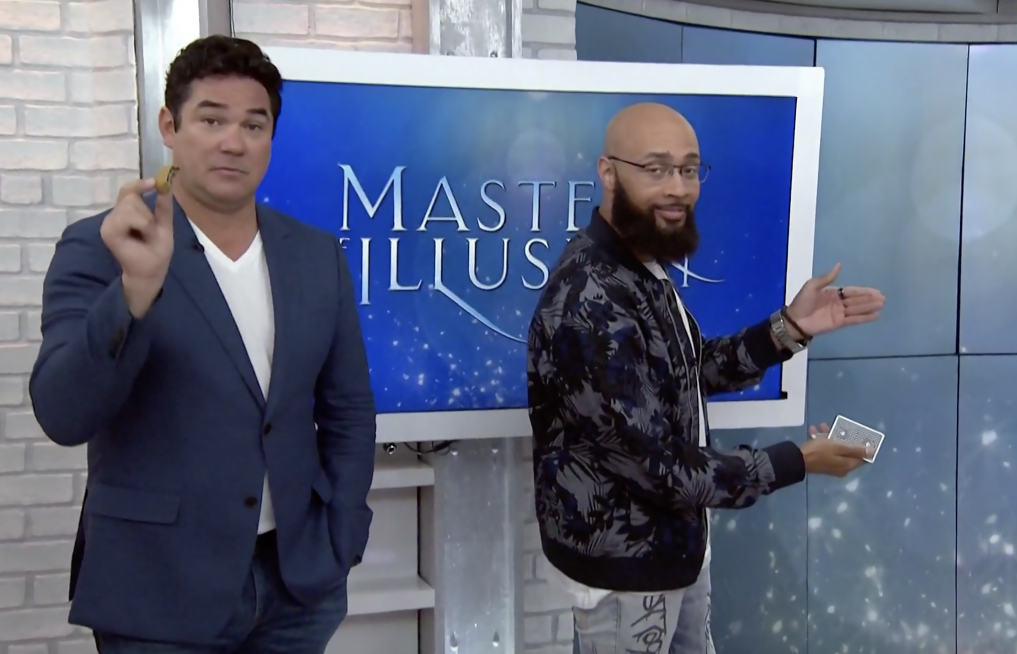 Eric Jones Performs on Television with Jetsetter Playing Cards